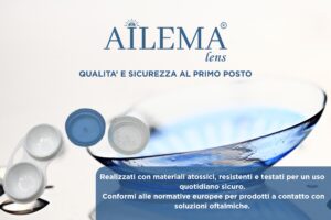 ailema contenitore lenti a contatto | pack da 4 custodie